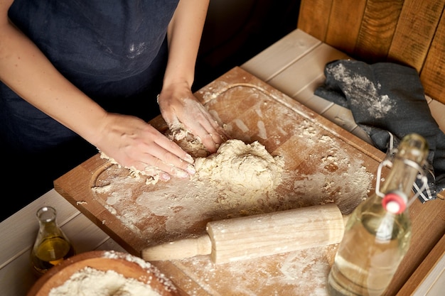 Baking fresh bread
