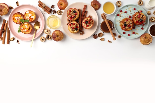 Assorted dishes served